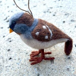 Terrain-Woodland Bird Felt Ornament